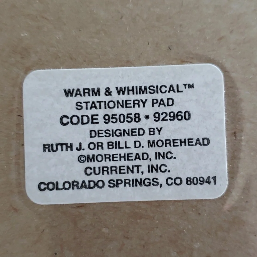 NWOT Christmas Stationary Pad